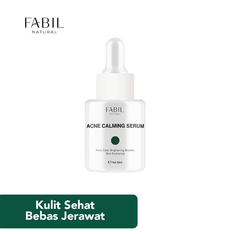 SKINCARE BPOM FABIL NATURAL ACNE CALMING SERUM