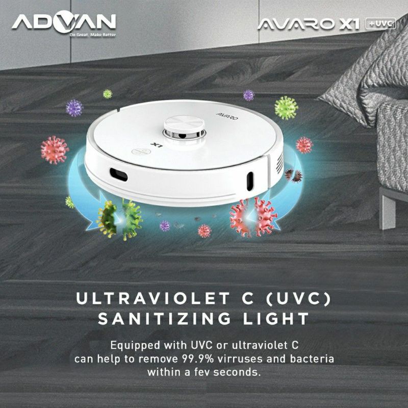 Robot Vacuum Cleaner Avaro X1 with Auto Dustbin