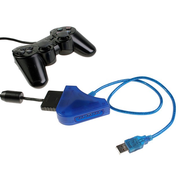 Converter Joystick PS2/PS3 to Usb PC (2 Player)