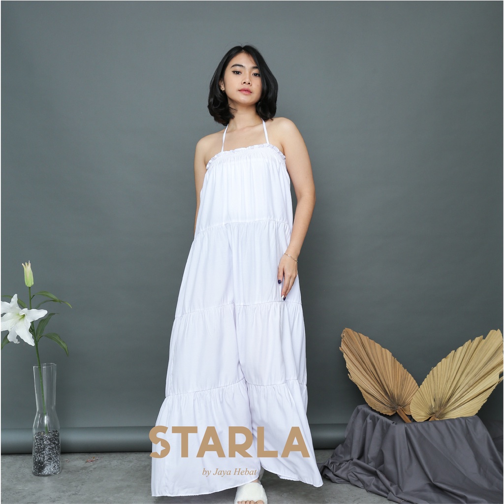 Long Dress Sexy Tank Top Wanita Maxi Summer Baju Tidur Keisha Starla