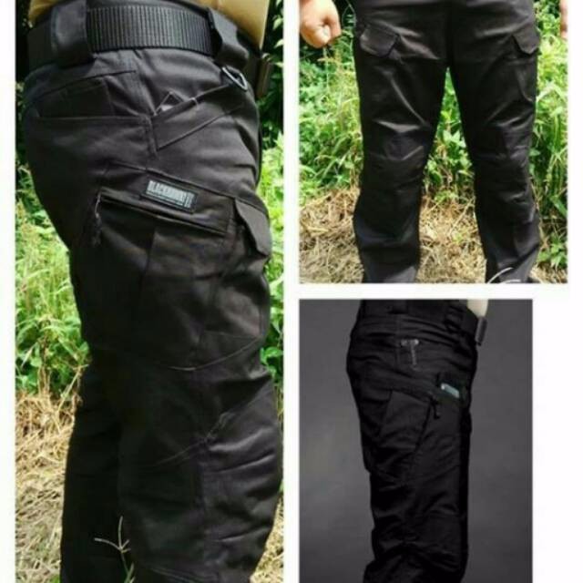 Celana tactical (blackhawk) hitam