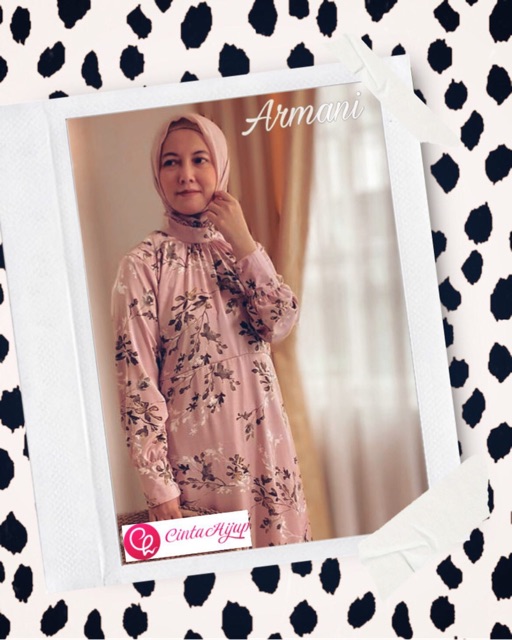 Gamis Dewasa Bahan Armani Silk Lembut (Code Pink) - Cinta Hijup