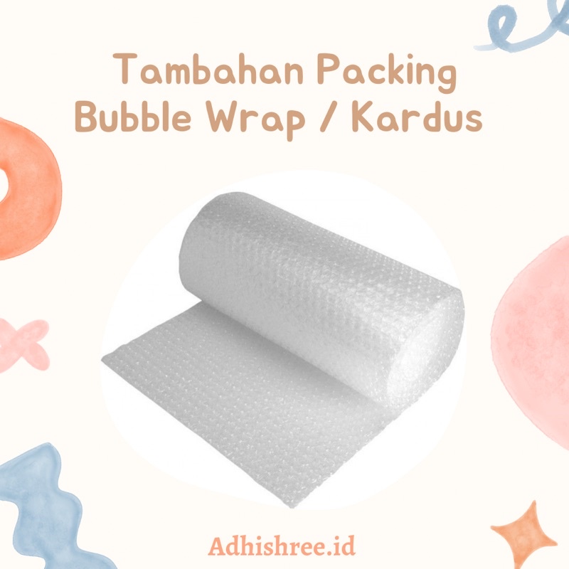 

Tambahan packing Bubble/Kardus