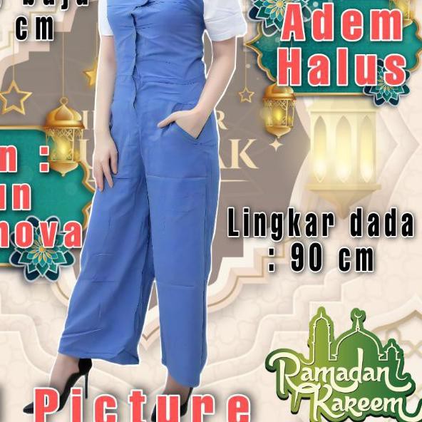► Baju kodok wanita, setelan jumpsuit wanita, dewasa, panjang, korea, murah, import, terbaru 2021, 1