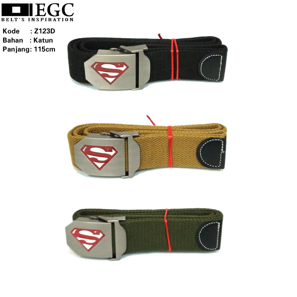 Gesper Ikat Pinggang Pria Laki Cowo Katun Plastik Army Tactical Asli Ori Sabuk Belt Impor Polos - Z-D