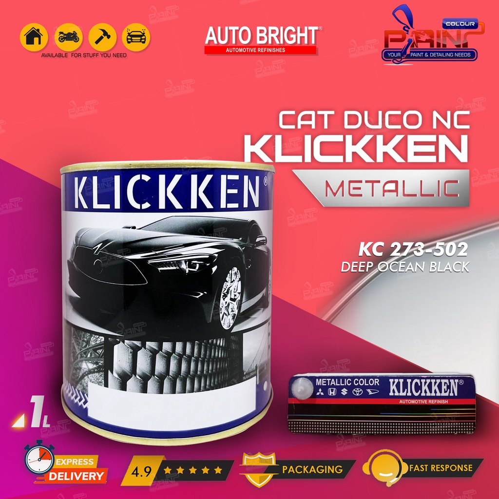 Cat Duco Metallic KLICKKEN METALLIC - KC 273-502 DEEP OCEAN BLACK