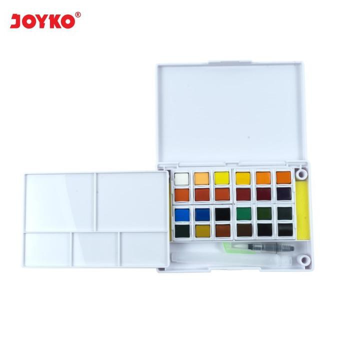 

TERBARU CAT AIR - JOYKO WATERCOLOR 24 WARNA PERALATAN MELUKIS ART SET MENGGAMBAR
