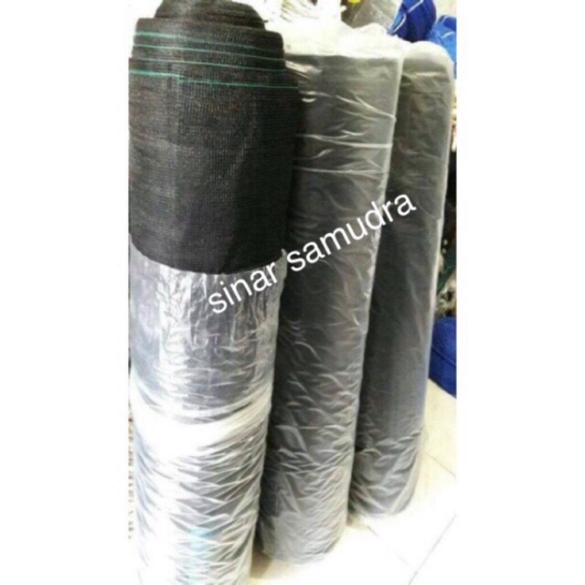 Jaring ikan /Waring hitam RK anti geser utk keramba kolam /roll