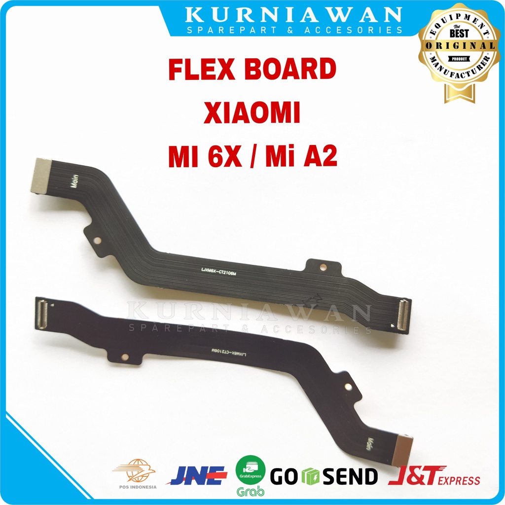 Flexible Ui Board Xiaomi Mi 6x Mi A2 Fleksibel Penghubung Mesin Konektor Charger