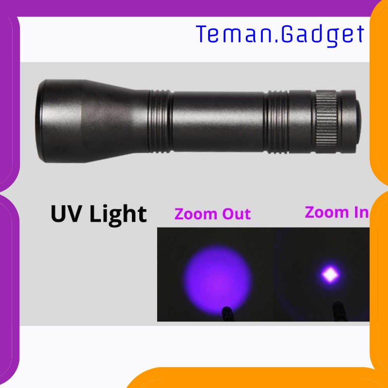 TG-IE199 TaffLED Senter LED Ultraviolet Light With Zoomable - CT1