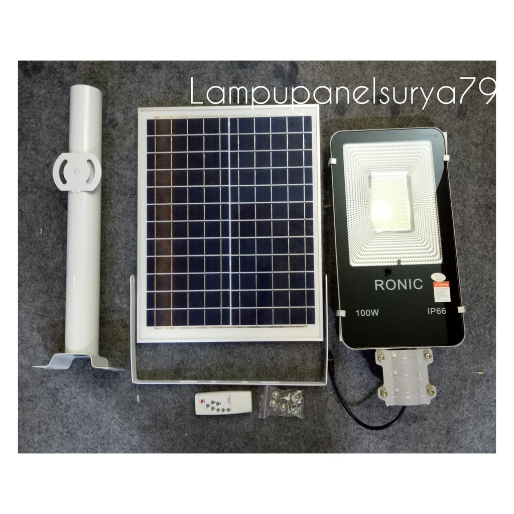 Lampu PJU Solar Cell Panel Surya Two in One 2 in 1 100w 100 Watt