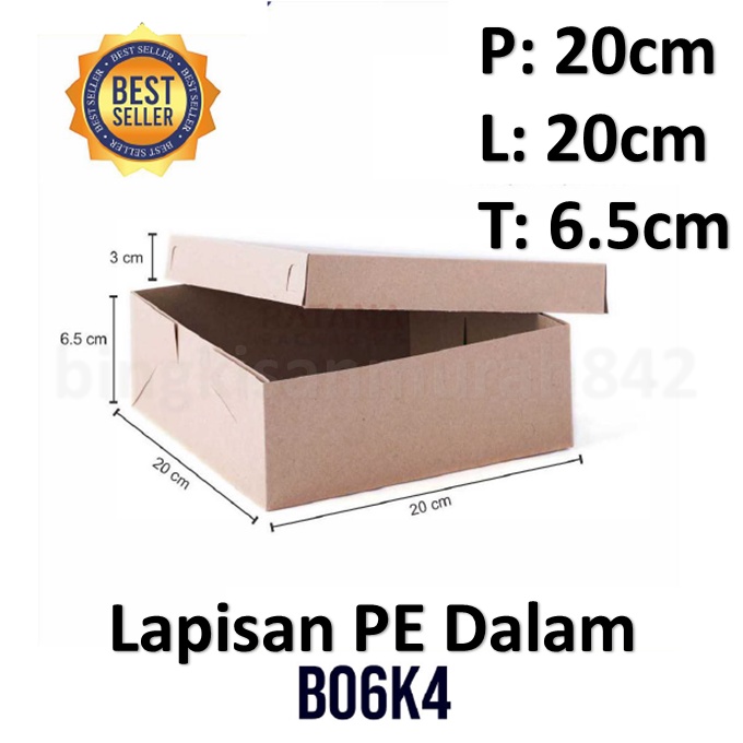 Jual Paper Box Lembaran /Kotak Nasi - B06K3 /B06K4 - BINGKISAN MURAH ...