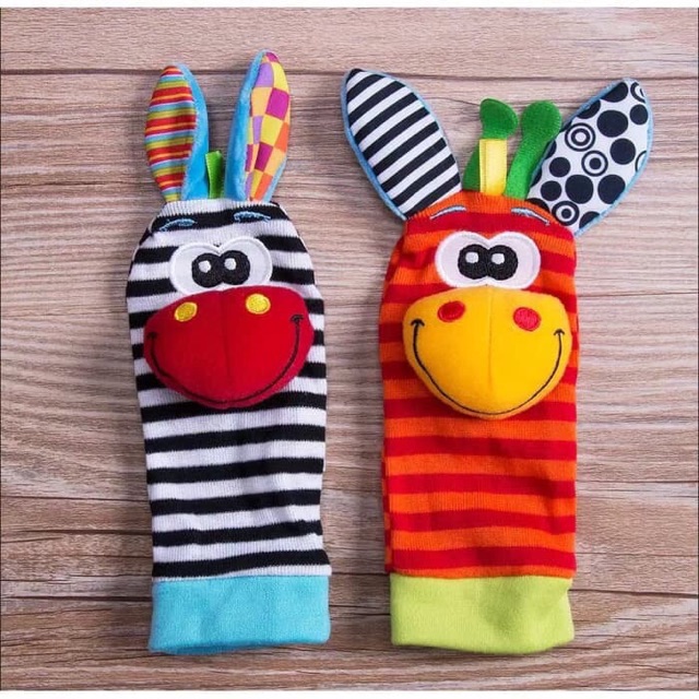 Rattle / Gelang Rattle Bayi / Gelang Kerincing Kaos Kaki Kerincing Boneka Rattle Baby Socks Edukasi-2
