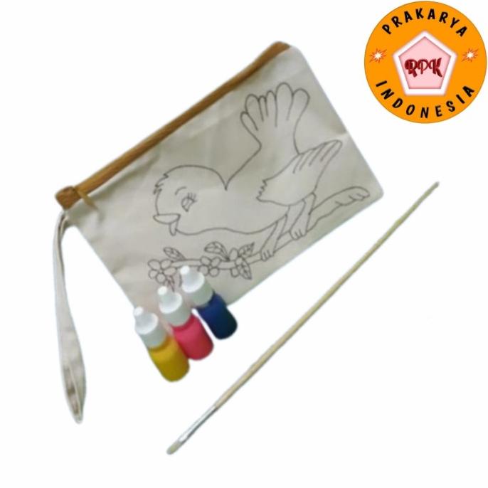 

Paket mewarnai dompet kanvas, bisa request gambar