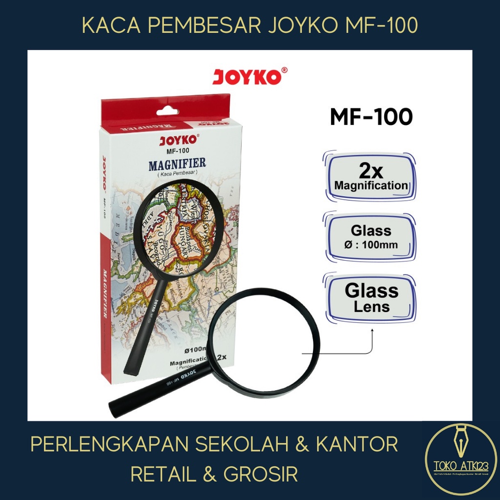 Kaca Pembesar / Magnifier Joyko MF-100