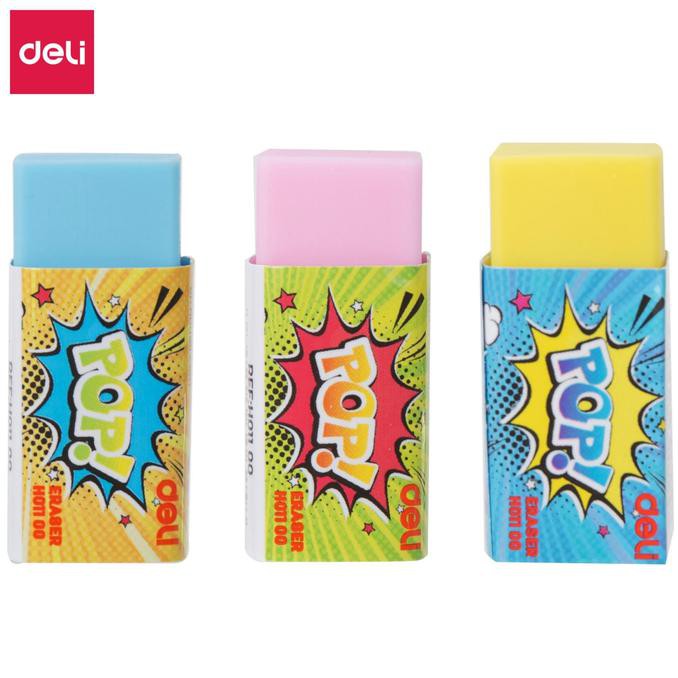 

Deli EH01100 Eraser/Penghapus-POP Eraser 35×15×15mm 3C OBRAL