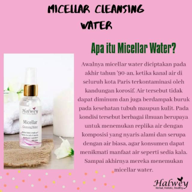 kelebihan micellar water