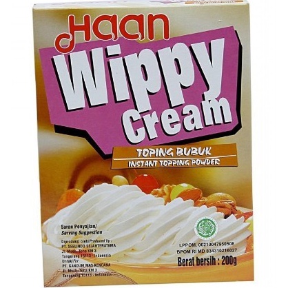 

‌Haan Wippy Cream 200gr Topping Bubuk Whipping Powder Instant