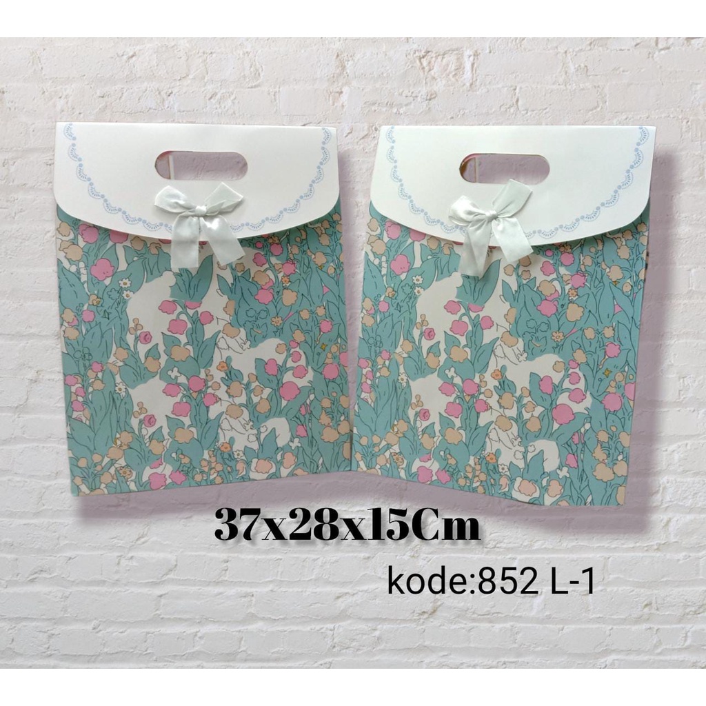 [ HARGA SATUAN ] PAPPER BAG PAPPERBAG KADO TAS ULTAH ULANG TAHUN MOTIF-852 L-1