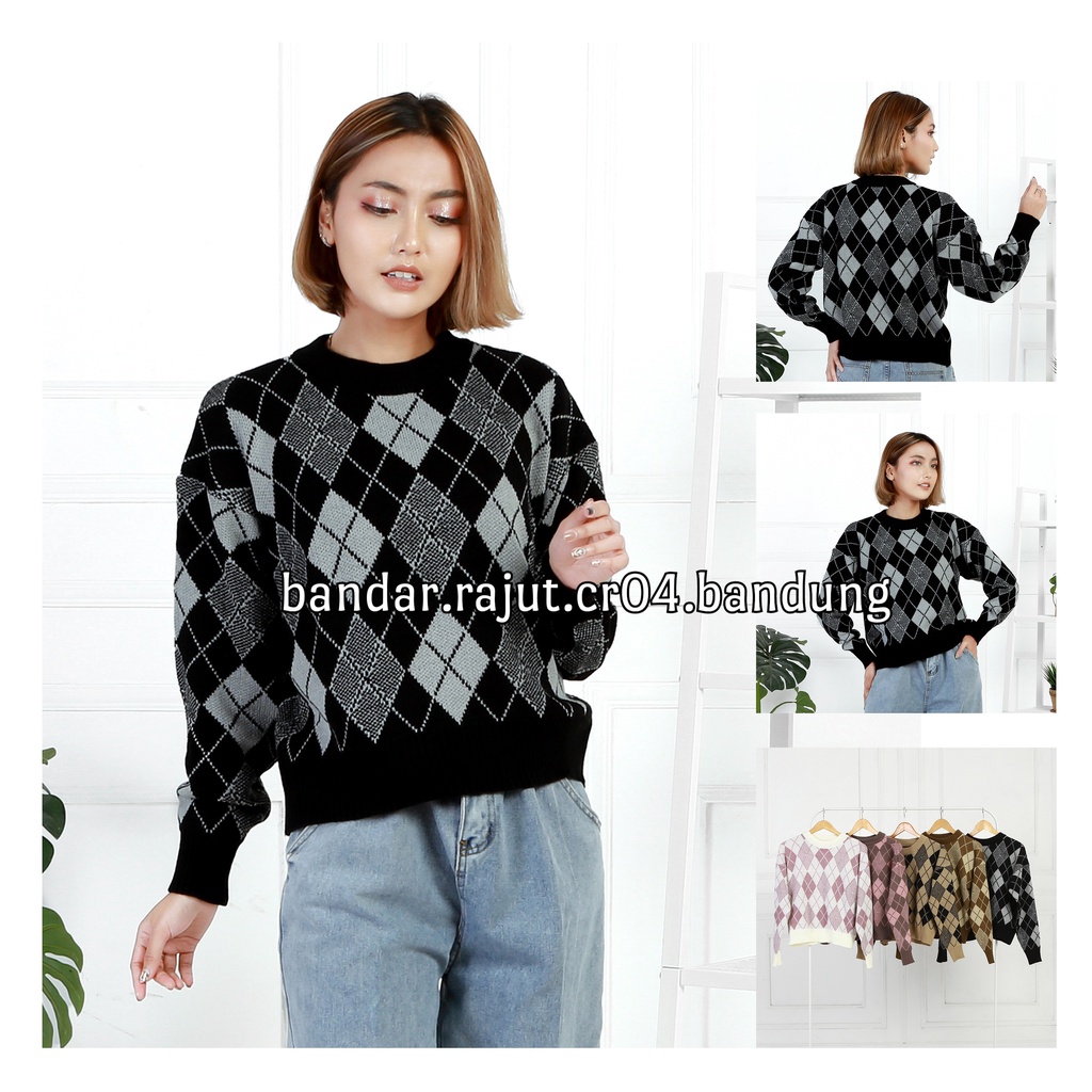 SWEATER WIND LONG SLEEVE KNITWEAR IMPORT TOP LOOSE PULLOVER/SWEATER BRANDED 7 GATE