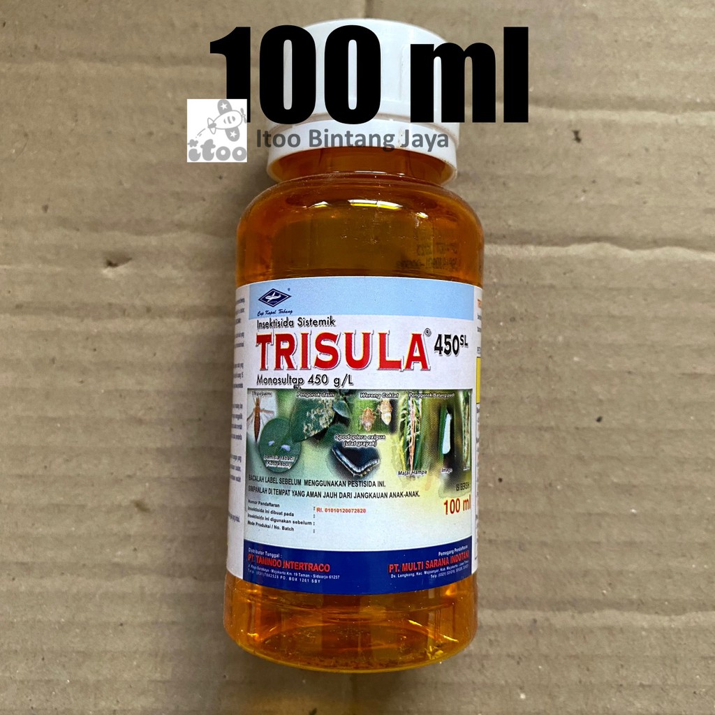 Insektisida Sistemik Padi TRISULA Monosultap 450 SL 100 ML