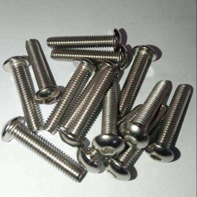 button L M4 x 20 (2cm) stainless 304