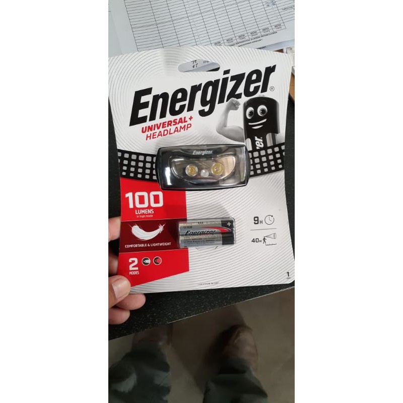 Headlamp Energizer 3 Led lampu kepala 100 lumen