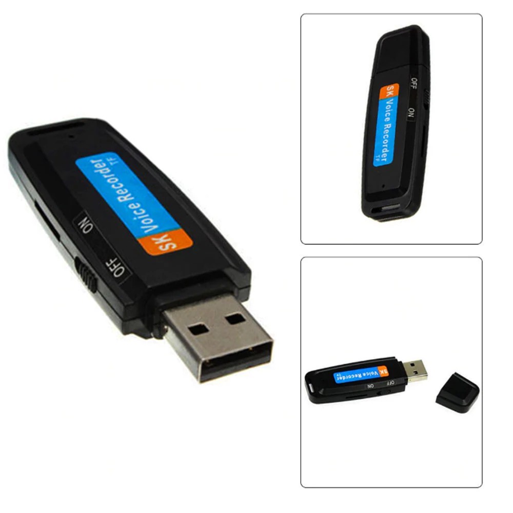 USB Voice Recorder With Slot Memory Card