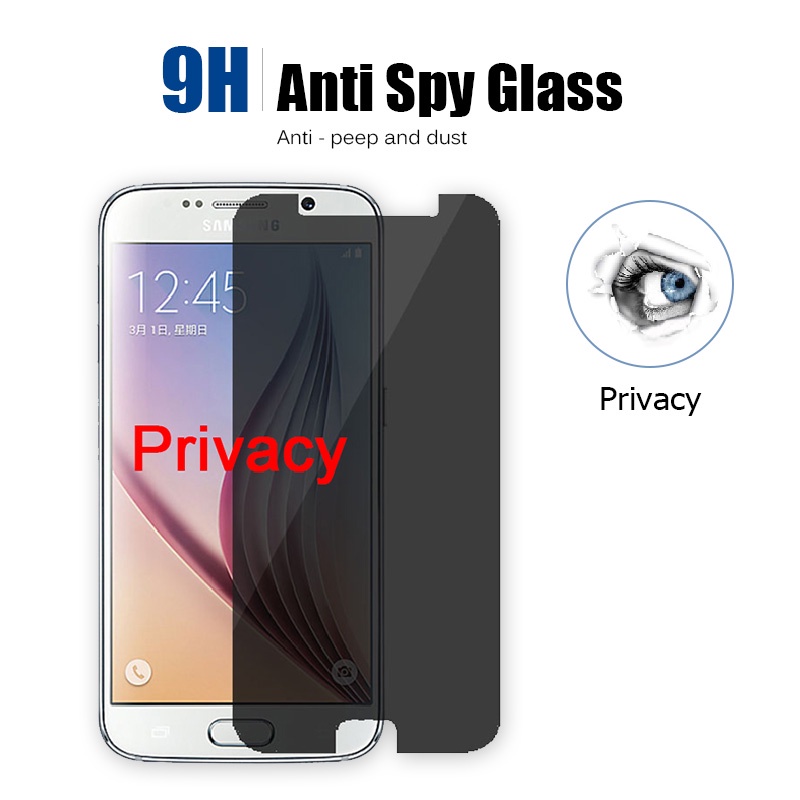 Pelindung Layar Tempered Glass Anti Spy Untuk Samsung A21S A31 A41 A51 A71 A12 A22 A32 A52 A72 A82 A52S 5G A22 5G