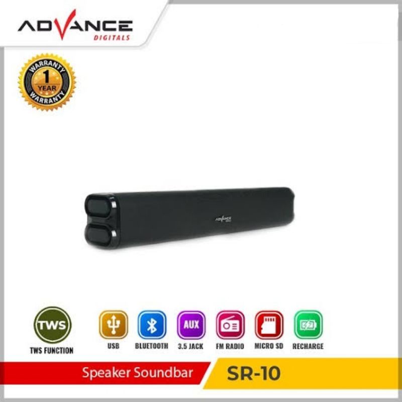 Advance Speaker Soundbar Portable Bluetooth SR 10