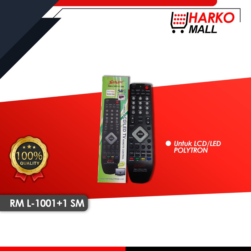 Remote Universal TV LCD Polytron RM L1001SM