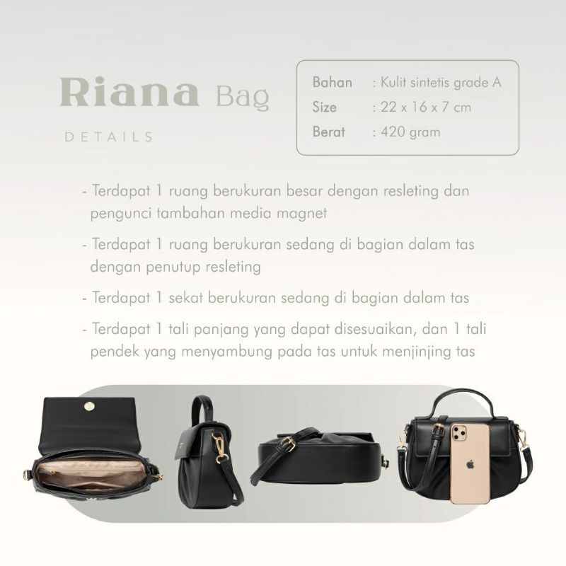 RIANA BAG JIMSHONEY TAS SELEMPANG SLINGBAG WANITA