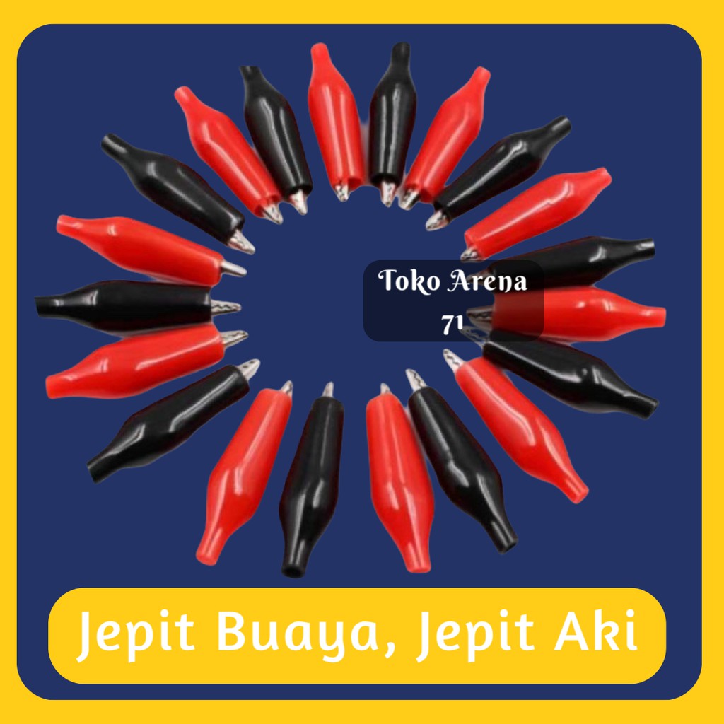 Jepit buaya besar kecil capit buaya / jepit aki capit aki