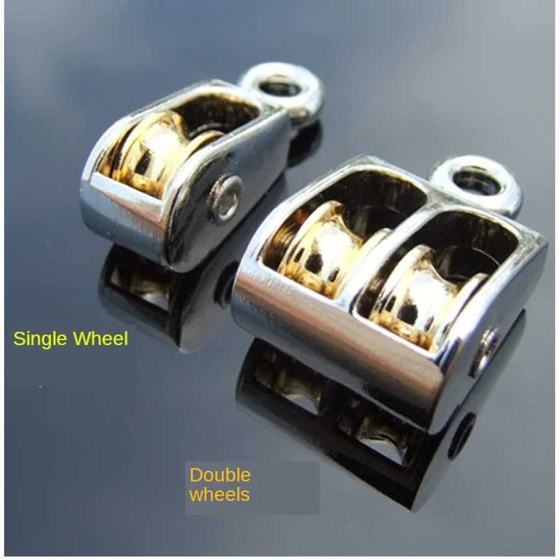 TD - PKK ASOL Katrol Kerekan Mini Swivel Pulley Double Wheel 36mm - RB36