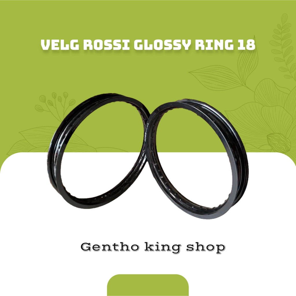 VELG ROSSI GLOSSY KILAP RING 18 UKURAN 160 185