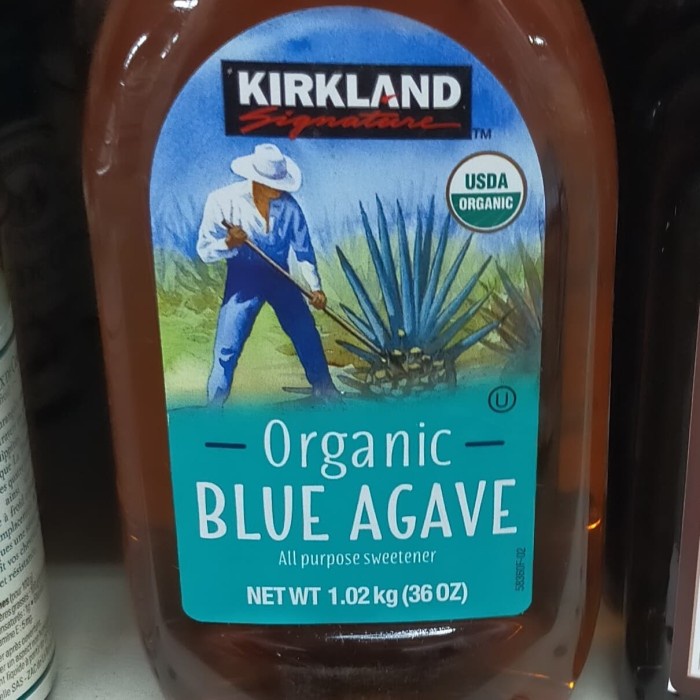

Kirkland organic blue agave 1000ml sirop sirup syrup
