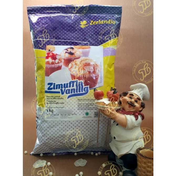 

TERMURAH Tepung Instan / Premix Zimuffin Vanilla (1 Kg)
