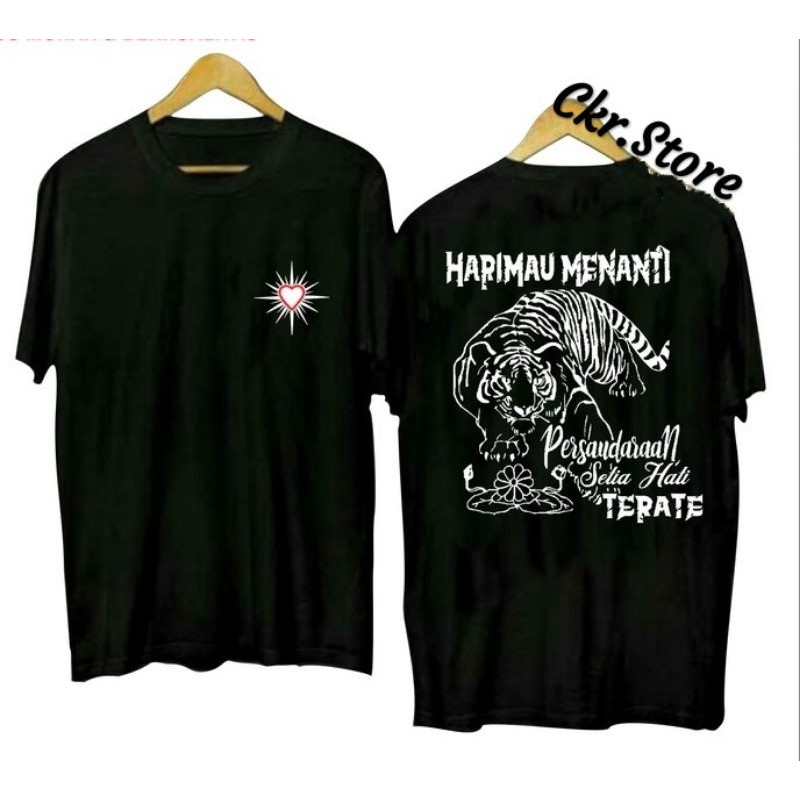 Kaos Harimau Menanti PSHT Persaudaraan Setia Hati Murah//Kaos Distro
