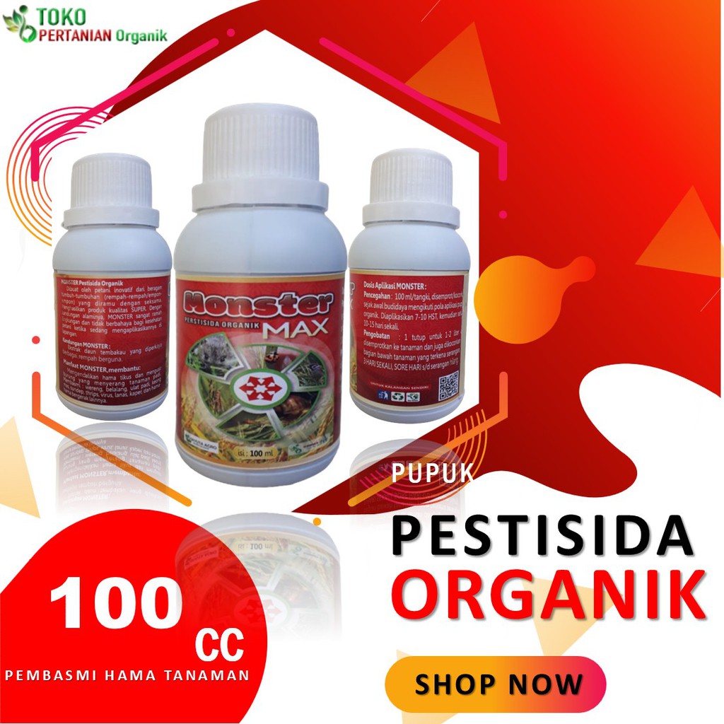 Pestisida Pembasmi Semut Monster Max, Pupuk Pestisida Organik Pembasmi Hama Cabe