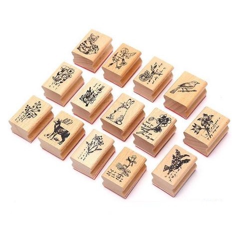 Wooden Stamp - Forest World Series