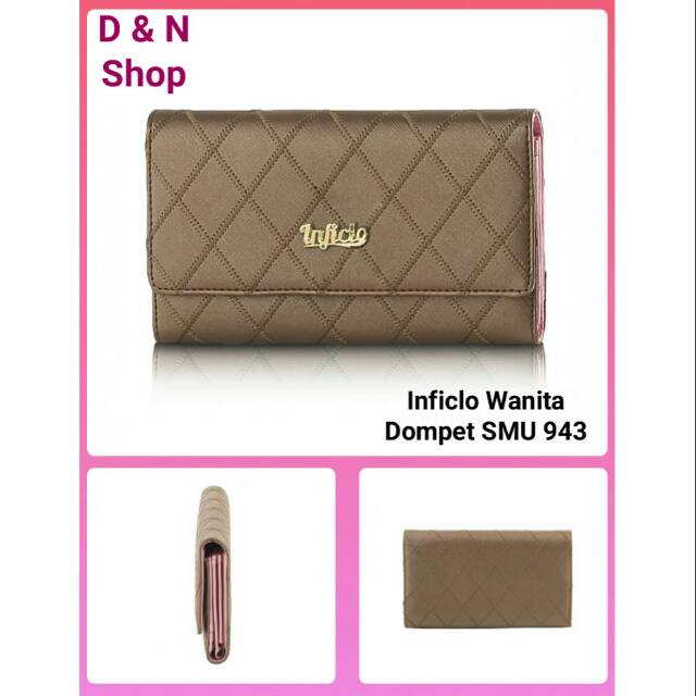 Dompet Wanita Inficlo Berkualitas Asli Cibaduyut Bandung SMU 943