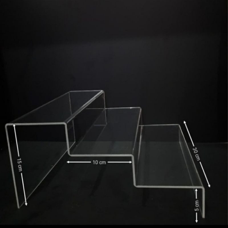 akrilik rak tangga mainan/display tempat mainan