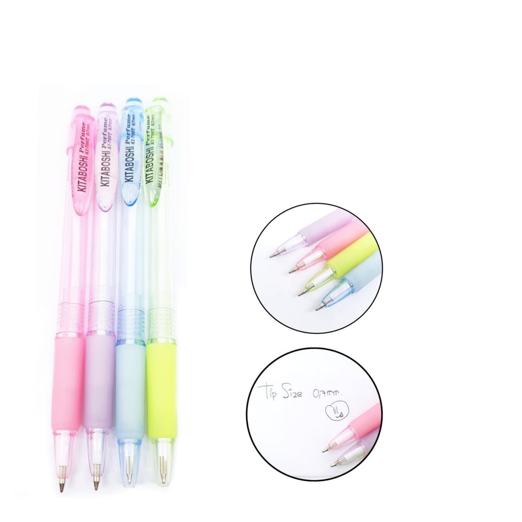 

Pulpen hitam/ Balpoint/ Ballpoint Clicker Pen - Pulpen Hitam KITABOSHI KI-700T Pulpen murah
