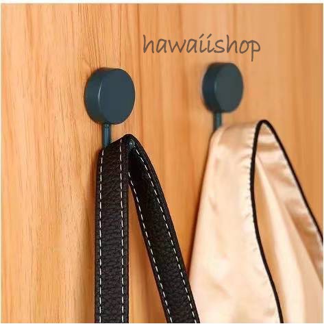 Gantungan Hook Bulat Polos Tempel Tembok 1set 10pcs