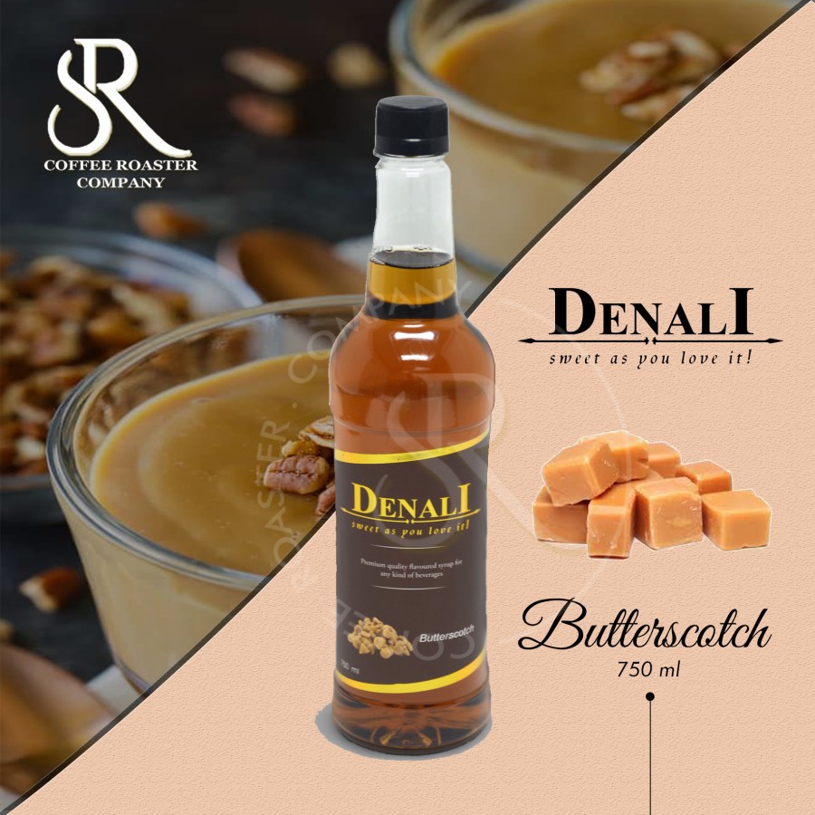 

Denali Syrup Butterscotch 750ml (Bukan MONIN - TOFFIN) / Sirup Denali ButterScotch