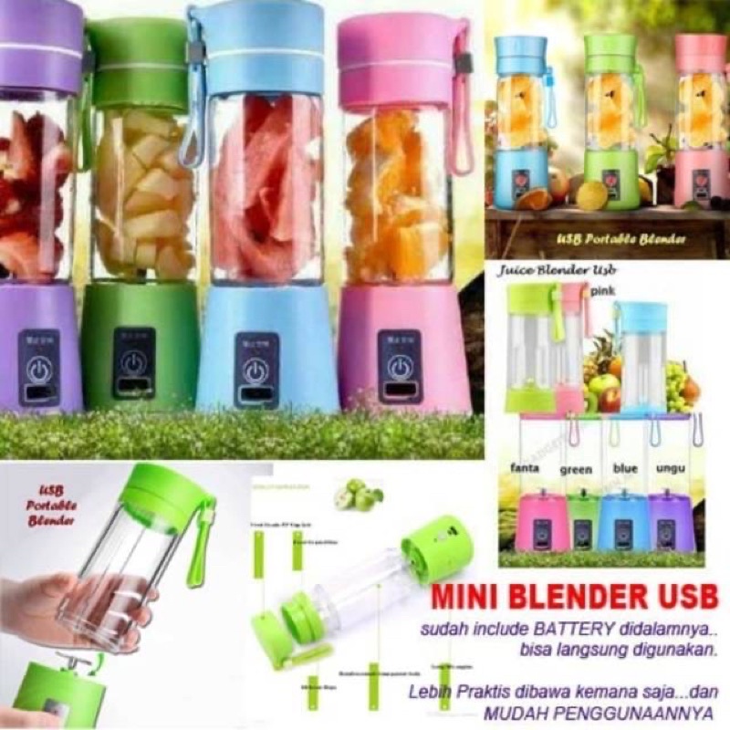 SEN - Blender Mini - Juice Mini New Shake N Take Portable Rechargeable