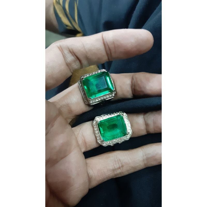cincin batu permata zamrud columbia original asli top quality nomer satu