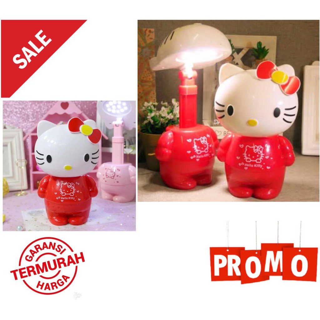 Lampu Hello Kitty Meja Belajar / Lampu Meja / Lampu Kamar / Lampu Tidur