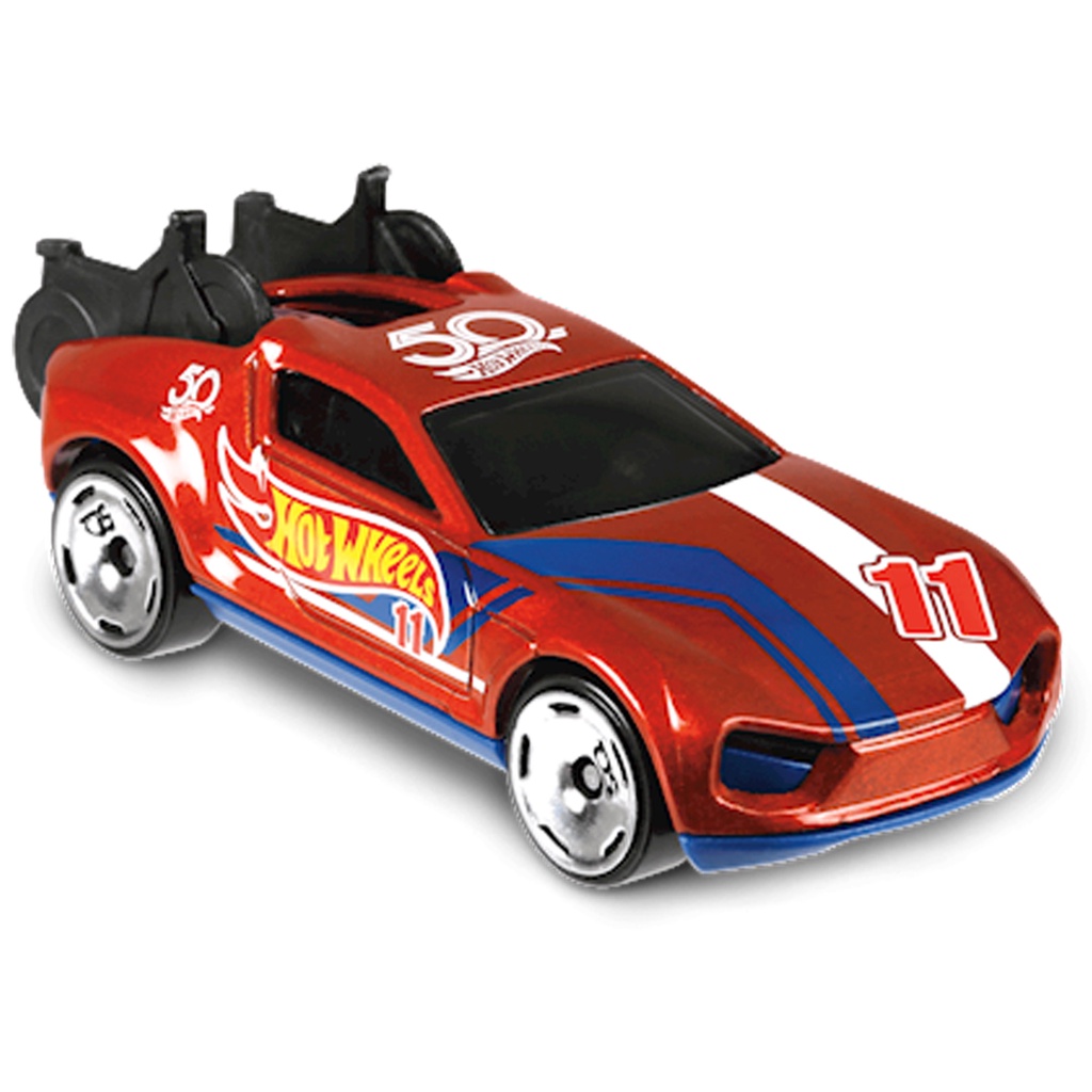 Hot Wheels Rise N Climb Orange HW 50 Race Team Mainan Mobil Hotwheels