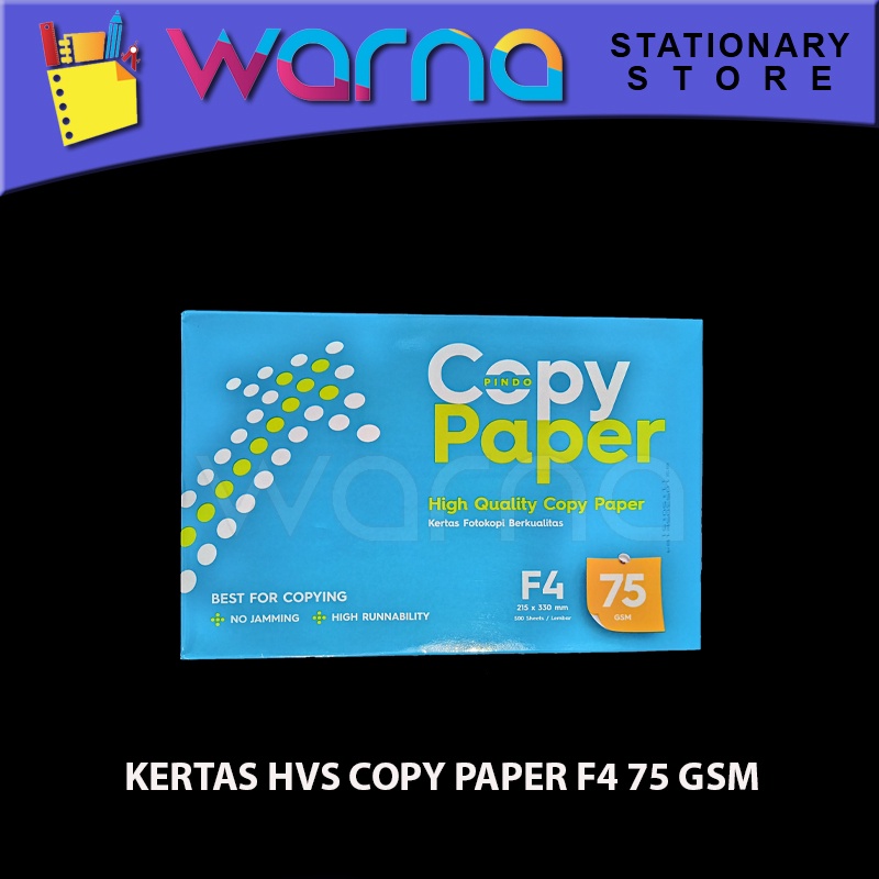 

KERTAS HVS COPY PAPER F4 75 GSM